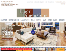 Tablet Screenshot of floordimensions.com
